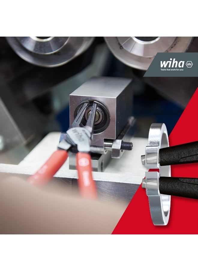 Wiha - Tangenset Basic Circlip, 4-Delig, Red - Image 1