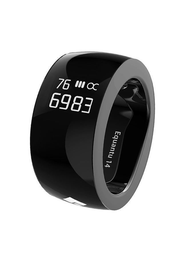 Equantu Zikr Ring Smart Ring with Vibration Reminder Tasbeeh Counter and Bluetooth Connection for Exclusive Tasbeeh App and 5 Daily Prayer Reminders  - Image 1