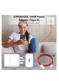 Generic Compatible for Oneplus 14 13 12 12R 11 10 Pro Charger, Super Wall Block for One Plus 9 Pro 10T 13R 10R 8T 8 7T 7 9R Pad Open Nord 3 4 CE N20 N10 N30 Fast Charging 3.3ft Cable  - Image 3