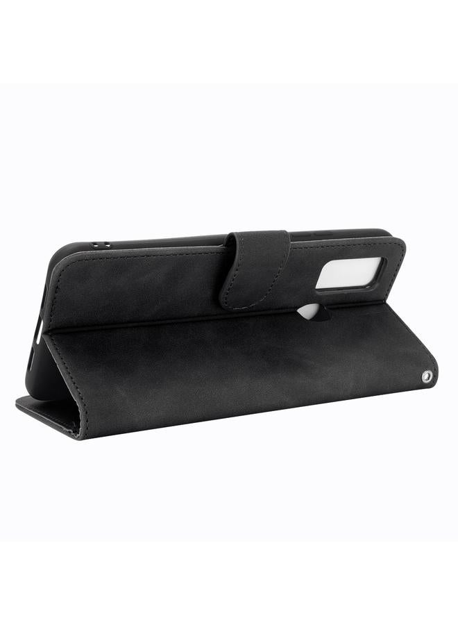 S-TOP Case For DOOGEE N30 Solid Color Skin Feel Magnetic Buckle Horizontal Flip Calf Texture PU Leather Case with Holder & Card Slots & Wallet - Image 5