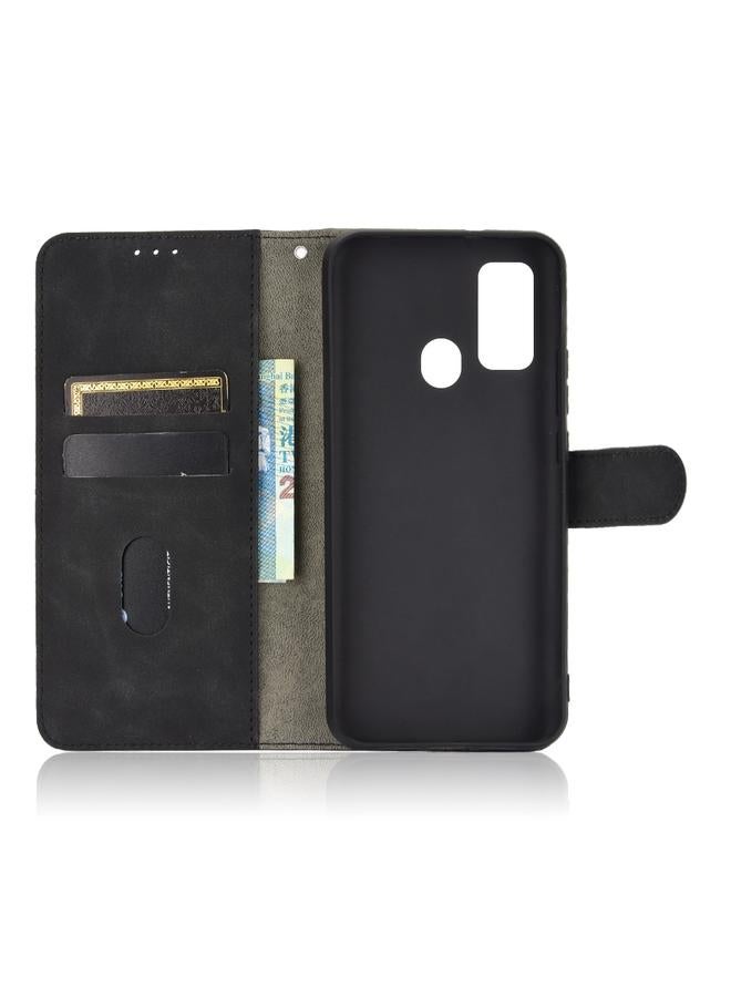 S-TOP Case For DOOGEE N30 Solid Color Skin Feel Magnetic Buckle Horizontal Flip Calf Texture PU Leather Case with Holder & Card Slots & Wallet - Image 4