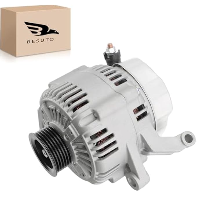Besuto 13790 Alternator Replacement For Dakota 2000 V8 4.7L, Durango 2000 V8 4.7L, Grand Cherokee 1999-2000 V8 4.7L Replace 5104764AA, 56041324, 56041324AC, 5-121000-167, 3341338, 13790 - Image 1