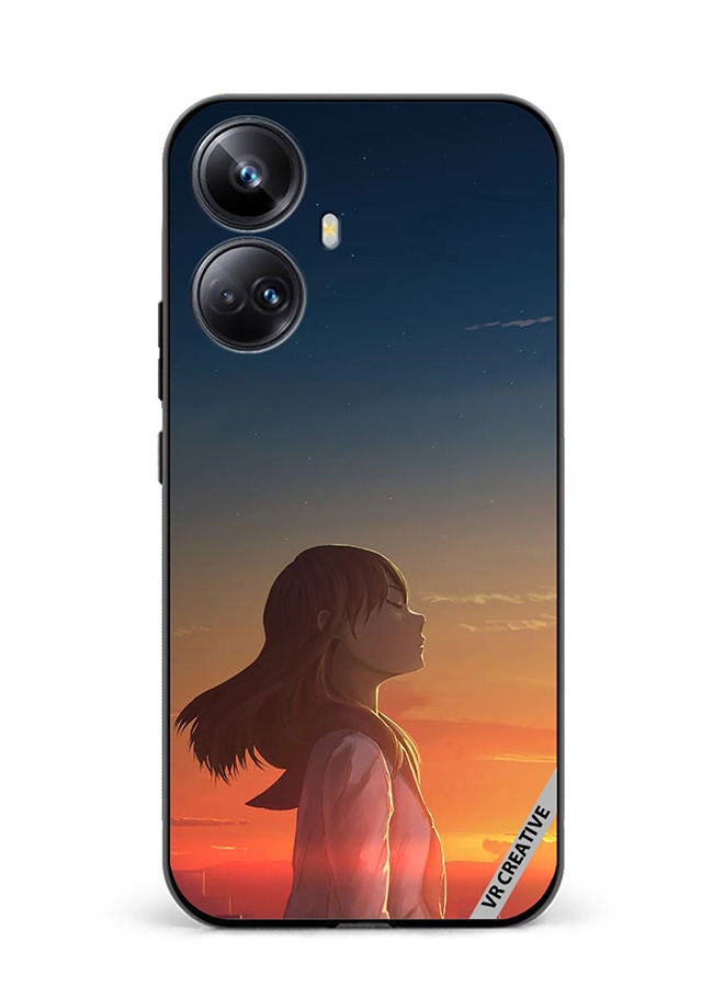 VR CREATIVE Protective Case Cover For Realme 10 Pro Plus Girl1 Design Multicolour - Image 1