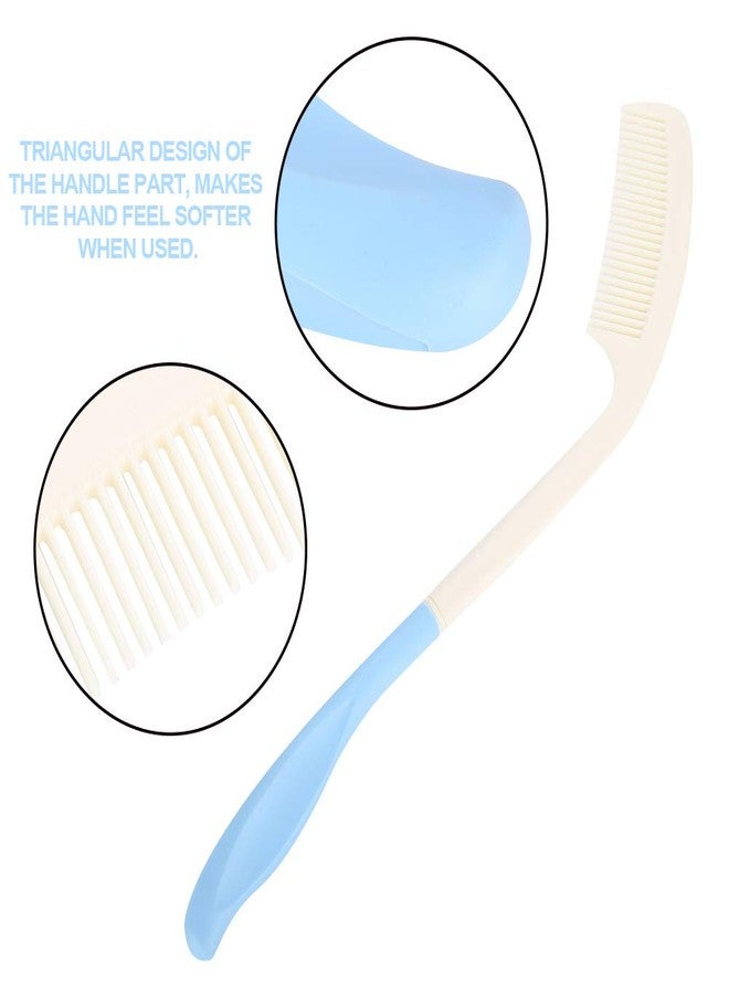 Asixx Durable Long Handled Hair Brush, Long Comb Reach, Applicable to Inconvenient Upper Limb Activities for Elderly and Hand-disabled People(Long handle comb) - Image 2