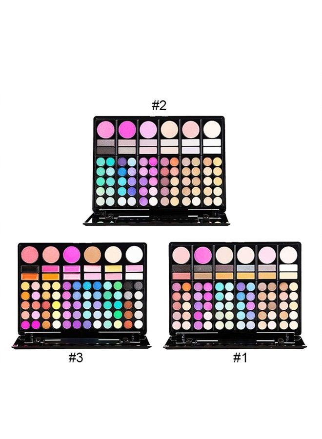 FantasyDay Pro Makeup Gift Set All In One Makeup Palette Cosmetic Contouring Kit 78 Colors Eyeshadow Palette with Blush, Face Powder and Lip Gloss #1 - Ideal Gift for Holiday - Image 1