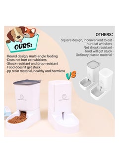 A.M Automatic Pet Feeder, 3.8L Capacity, 2 Piece Water Dispenser, For Cats and Dogs  - Image 3