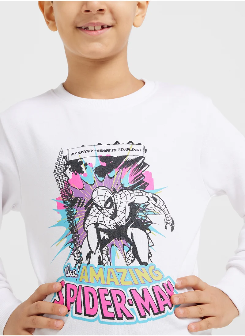 Disney Spiderman Graphic Sweatshirts