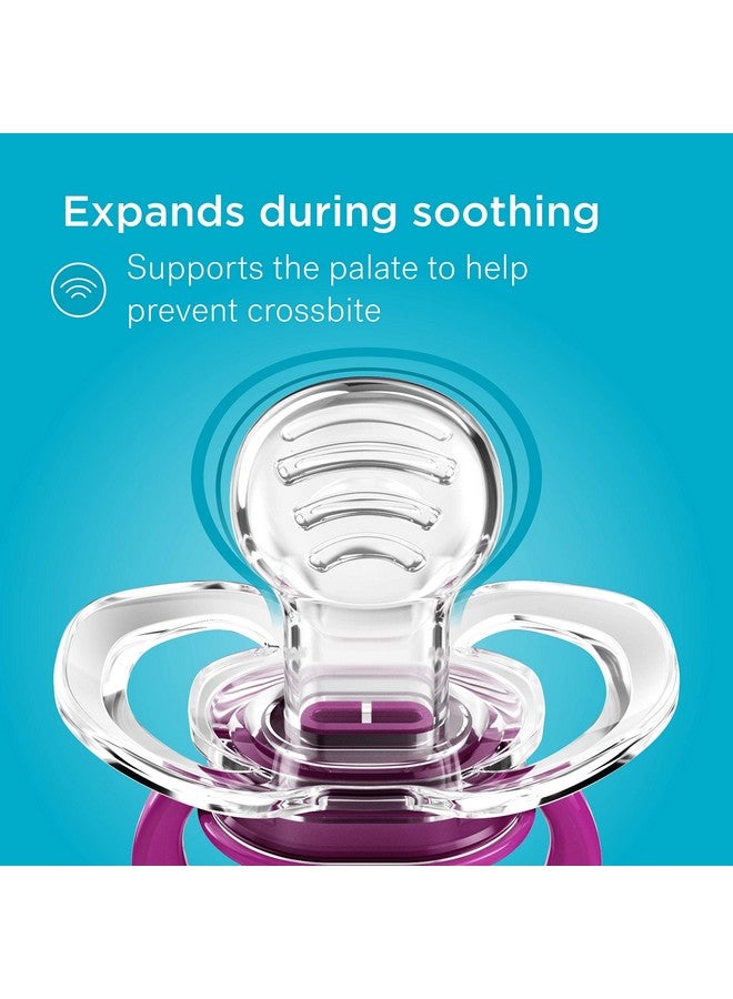 Smilo Baby Pacifier With Orthodontic Design For Healthy Dental Development Stage 3 For Babies 9+ Months Pack Of 3X 100% Silicone Pacifiers Bpa Free Glowinthedark - Image 5