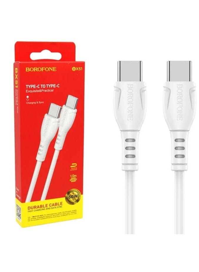 بوروفون كابل تايب سي الى تايب سي 60 واط