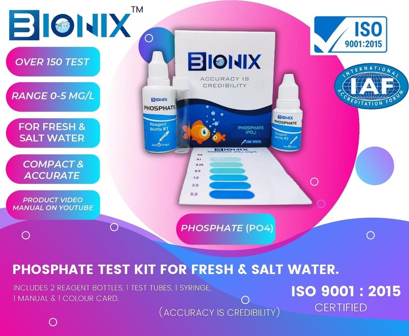 Bionix Phosphate Test Kit (150 Test) - Image 2