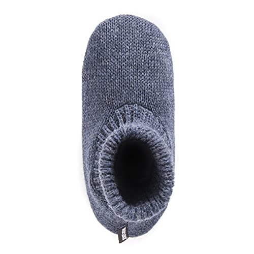 MUK LUKS Men's Morty Ragg Wool Slipper Sock, Denim, Small - Image 2