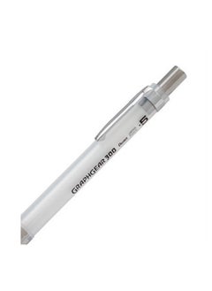 Pentel 1-Piece Graph Gear 300 Mechanical Pencil 0.5mm Tip White Barrel  - Image 3