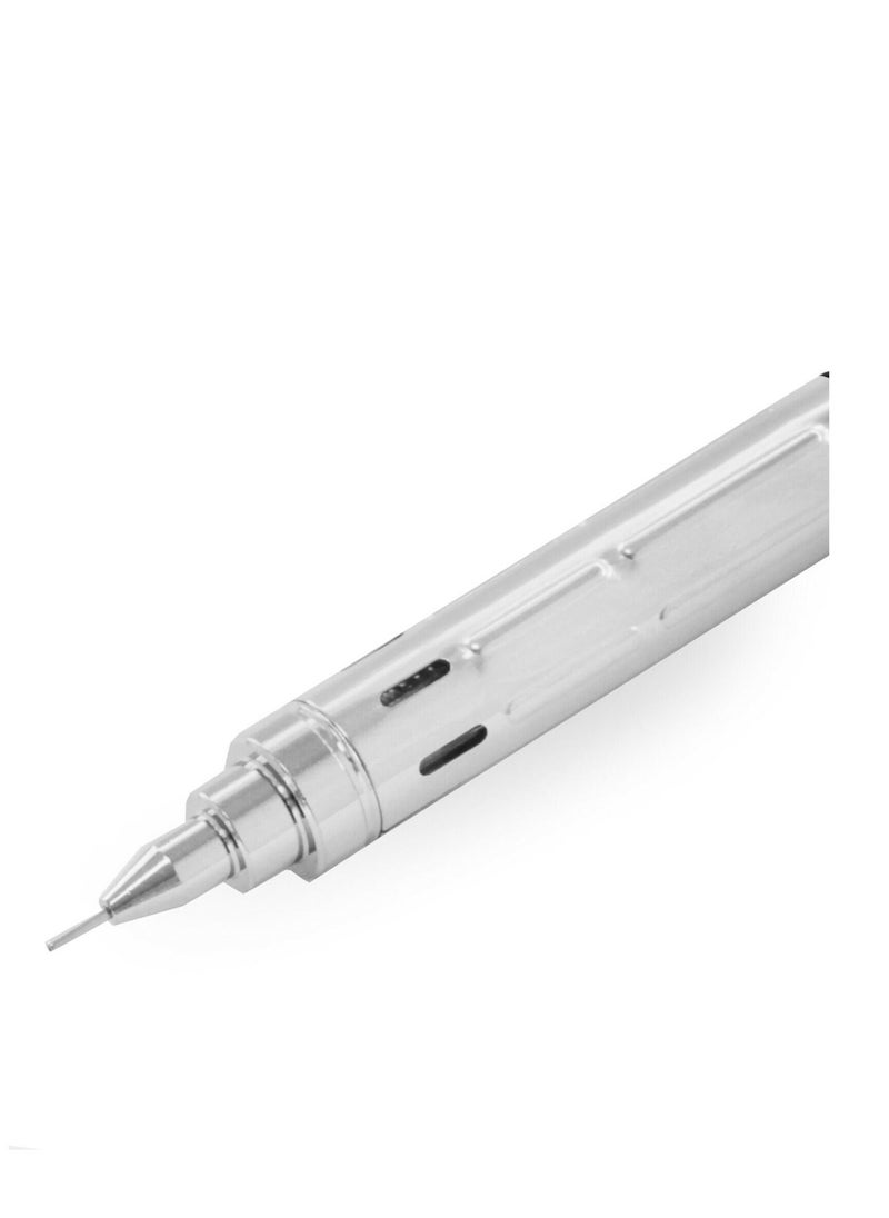 Pentel قلم رصاص ميكانيكي قطعة واحدة من Graph Gear 300 برأس 0.5 مم، أسطوانة بيضاء  - Image 4