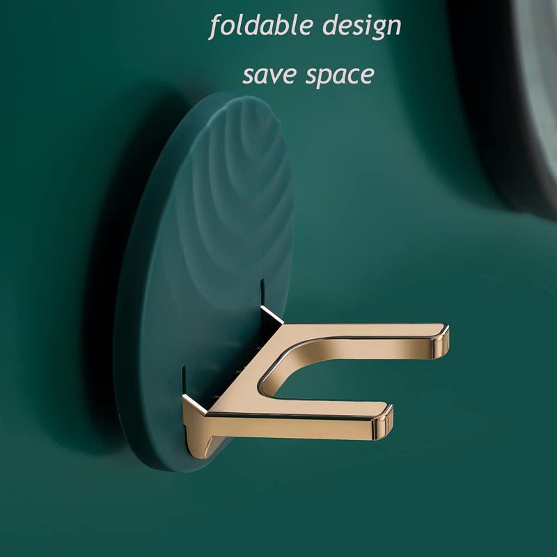 Hair dryer holder Adhesive hair dryer holder Wall mounted hair dryer holder Hair dryer hanger without drilling - Image 5
