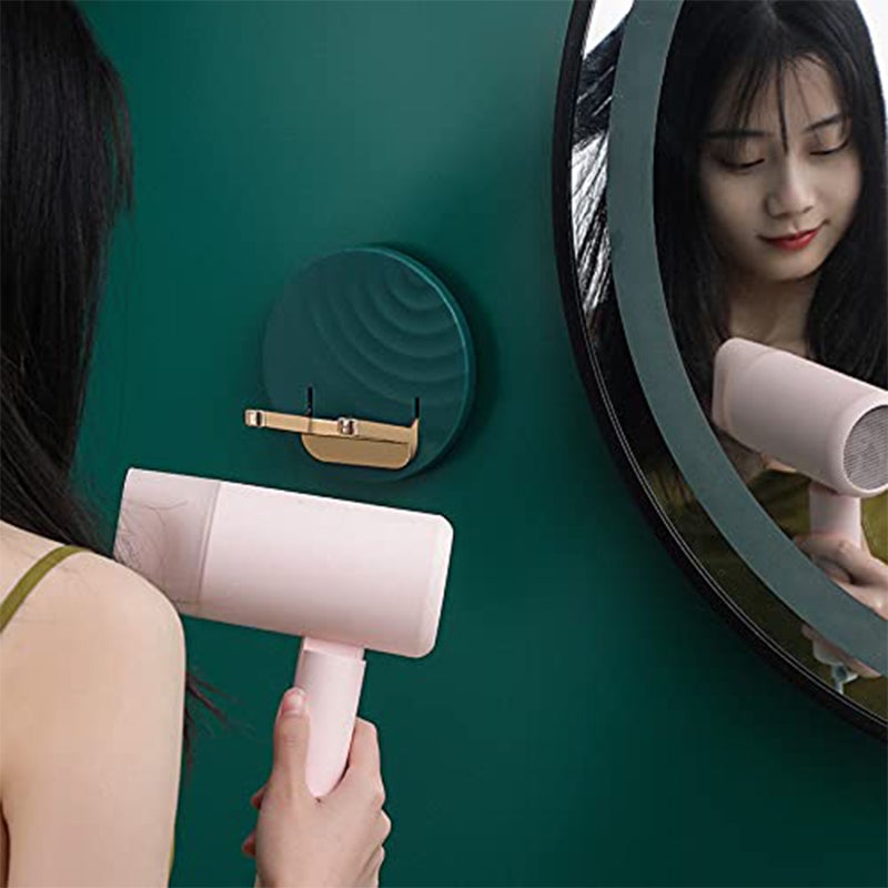 Hair dryer holder Adhesive hair dryer holder Wall mounted hair dryer holder Hair dryer hanger without drilling - Image 4