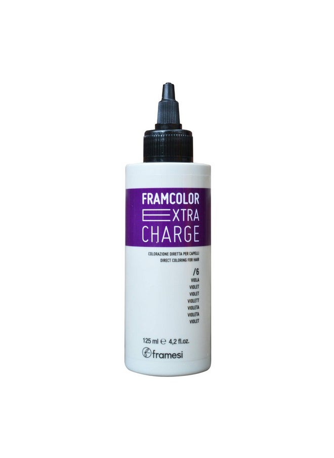 framesi Framcolor Extra Charge Violet 4.2 Fl Oz Color Refreshing Hair Treatment  - Image 2