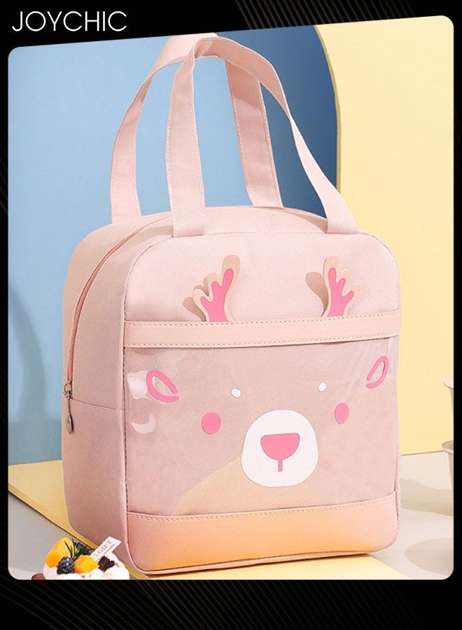 Joychic 3-Piece Oxford Multifunction Food Insulation Bag Warm and Fresh Keeping Reusable Lunch Bag for School Office Outdoor Picnic - Image 2