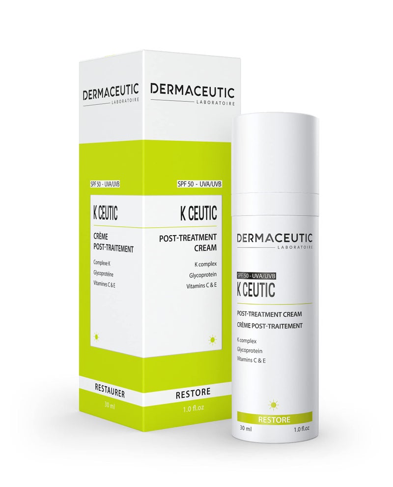 Dermaceutic K Ceutic Post-Treatment Cream SPF 50 UVA/UVB 30 ml ( 1 fl oz) - Image 1