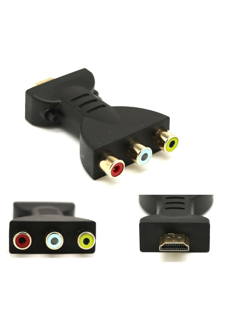 SYOSI محول HDMI إلى AV محول HDMI إلى محول صوت وفيديو 3RGA محول HDMI إلى RCA متوافق مع Roku Stick يدعم NTSC 1080P 720P لجهاز Apple TV الكمبيوتر المحمول Xbox DVD 2Pack - Image 1