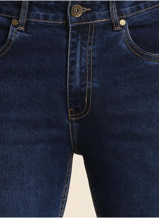 Dennis Lingo Slim Fit Crop Jeans by Styli