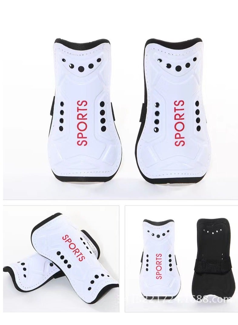 Laseta 2 PCS Soccer Shin Guards Football Shin Protective Board Soccer Training Calf Protector Breathable Football Leg Pad (BLACK) 9*17CM - Image 1