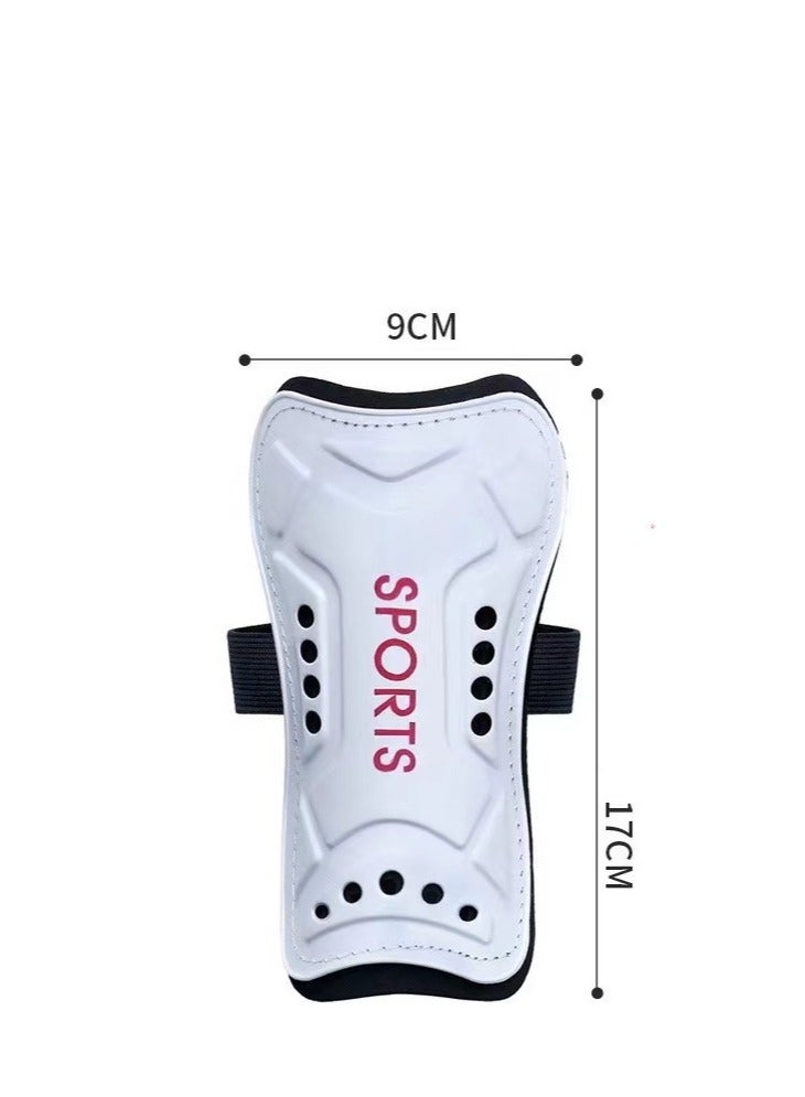Laseta 2 PCS Soccer Shin Guards Football Shin Protective Board Soccer Training Calf Protector Breathable Football Leg Pad (BLACK) 9*17CM - Image 2