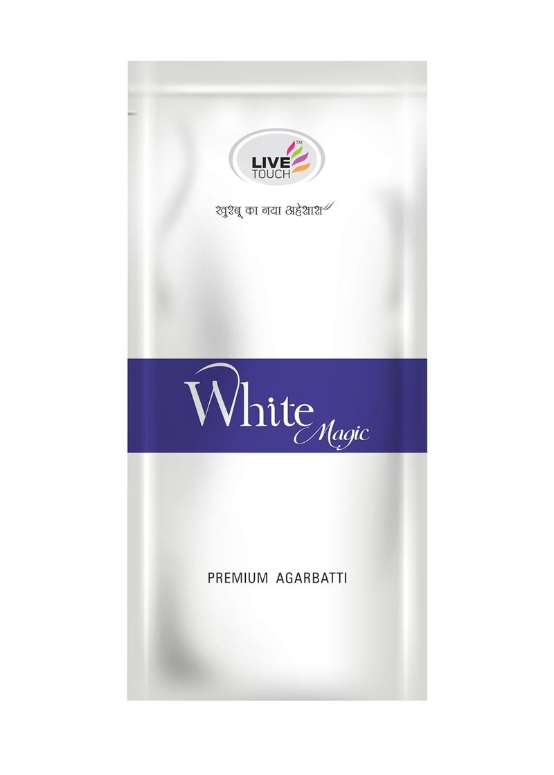 LIVE TOUCH Live Touch Agarbatti White Magic Pack of 2 x 110 gm Zipper Pouch  - Image 2
