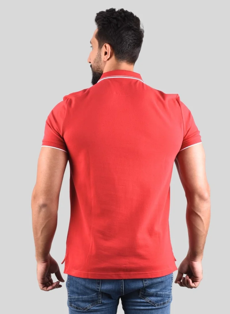 جيوردانو Men's Polo Red