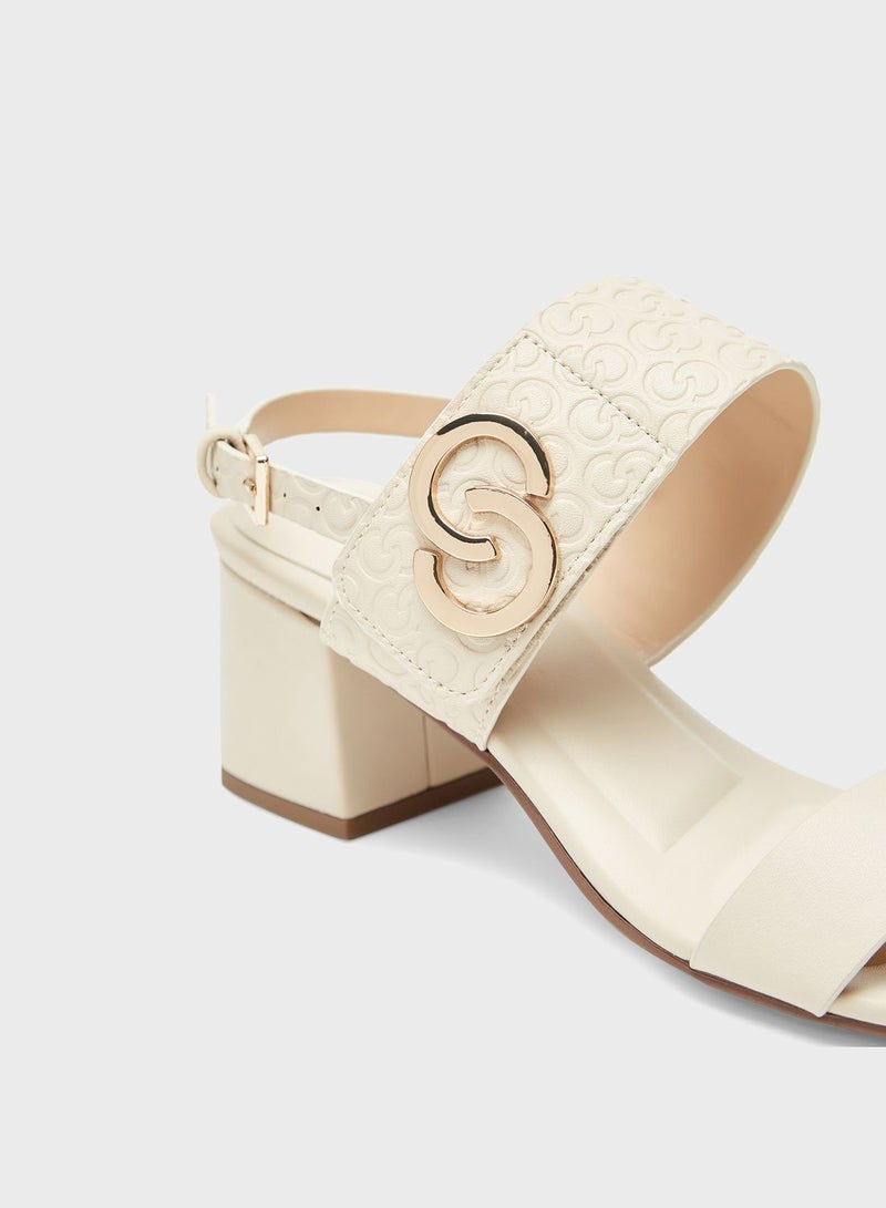 Celeste Ankle Strap Mid Heel Sandals - Image 5