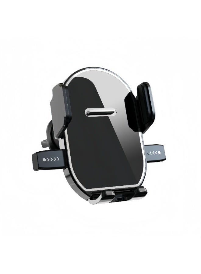 A car phone holder with anti shake vents and ultra stable hook design, compatible with iPhone 16/15/14 series, Samsung S24 S23, Xiaomi, etc. (Mirror style) - Image 1