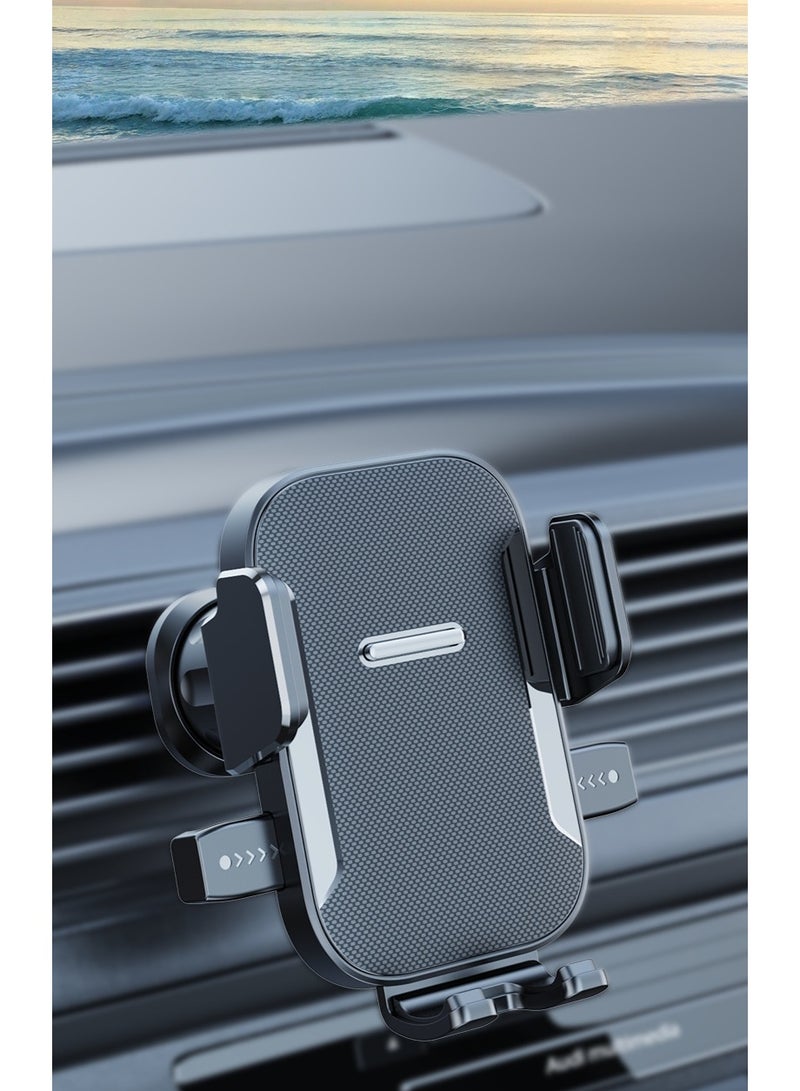 A car phone holder with anti shake vents and ultra stable hook design, compatible with iPhone 16/15/14 series, Samsung S24 S23, Xiaomi, etc. (Mirror style) - Image 5