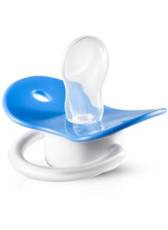 Bubbles Bubbles Beveled Soother  Multishape- Blue Newborn  - Image 1