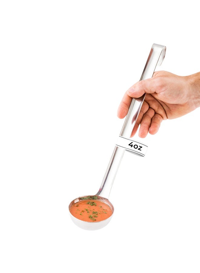 Restaurantware Met Lux 4 Ounce Portion Ladle, 1 Multipurpose Portion Serving Spoon - Does Not Corrode, Dishwashable, Stainless Steel Portion Control Serving Utensil, Premium - Image 2