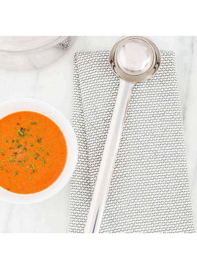 Restaurantware Met Lux 4 Ounce Portion Ladle, 1 Multipurpose Portion Serving Spoon - Does Not Corrode, Dishwashable, Stainless Steel Portion Control Serving Utensil, Premium - Image 3