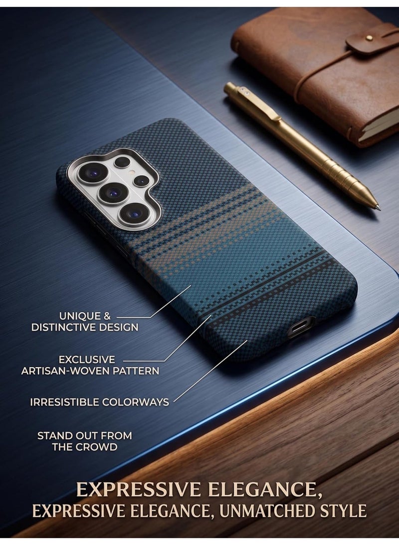 Phoni Slim-Fit Case for Samsung S26 Ultra Case,Thin Protective Cover, Pattern, Tactile Anti-Slip Grip, Shockproof Lightweight Durable Phone Case - Midnight Mosaic - Image 4
