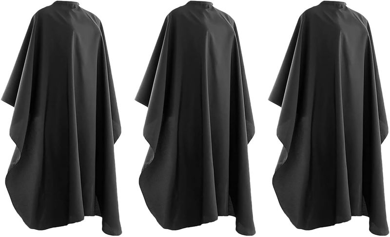 Protective coating 3pcs Hairdressing Cape with Snap Closure 120x150cm Salon Barber Styling Gown for Adults Men and Women Haircut and Hair Dye Temp & permanent project compatible Indoor outdoor all-purpose fit Water rust proof Global standard processed material Moisture wear upgraded quality All storage type compatible Cost saving user oriented build Daily wear upgraded resistant material Strategic warehouse site All territory compatible build Comfort grip Narrow & wide space compatible KSA market compliant quality KSA stocked goods Different assemble options Multi-use well optimized build Daily repeated use trusted quality Worldwide popular practical build Budget friendly sizing alternatives Batch uniform stable quality Single & bulk storage compatible Classic practical design Wide usage compatibility Wide range expanded design - Image 1