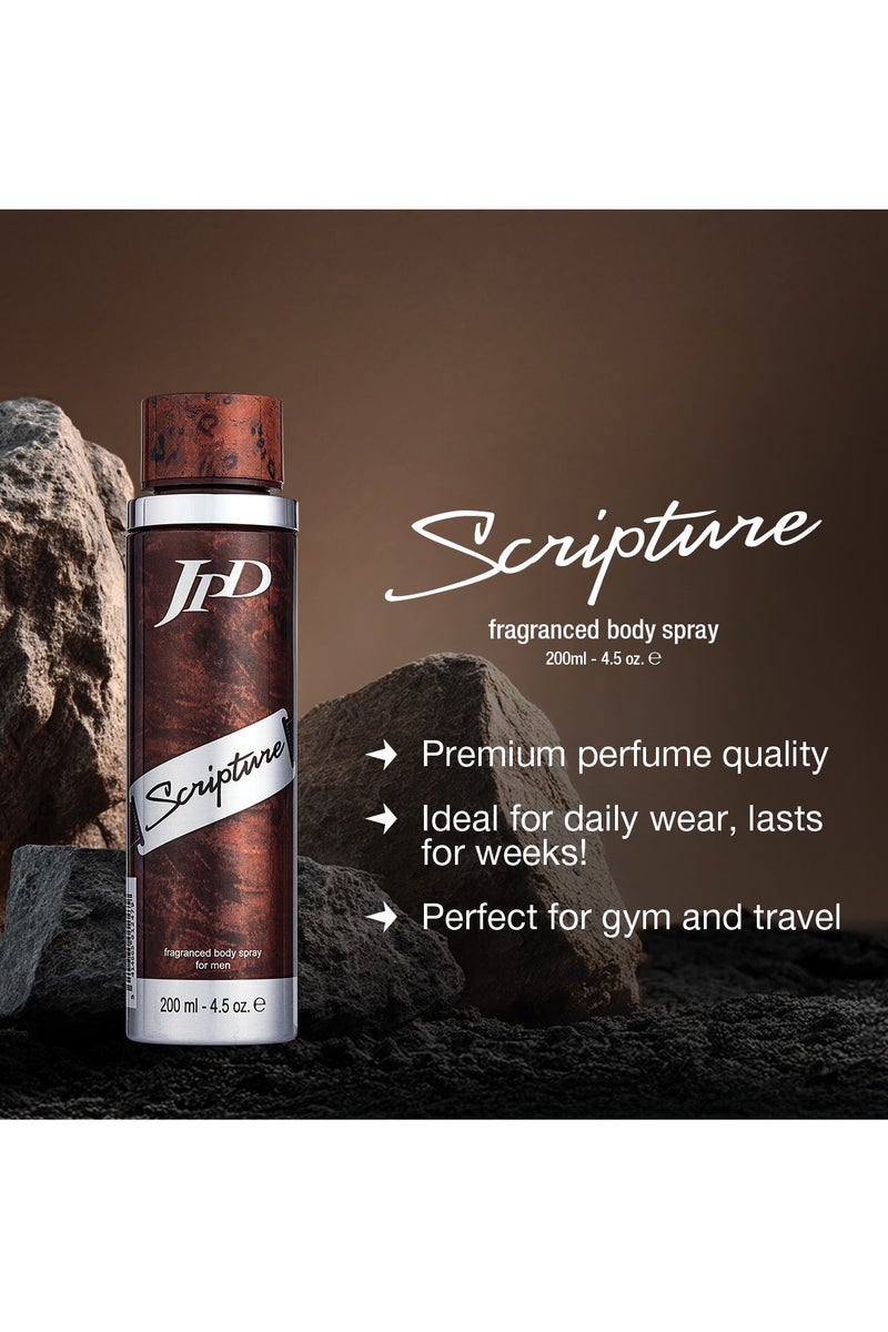 Scripture 2Pcs Promo Pack Eau de Toilette 100ml + Body Spray 200ml For Men