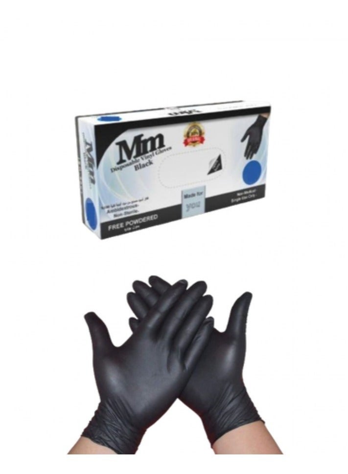 SAVVY Small black gloves (70 pieces)