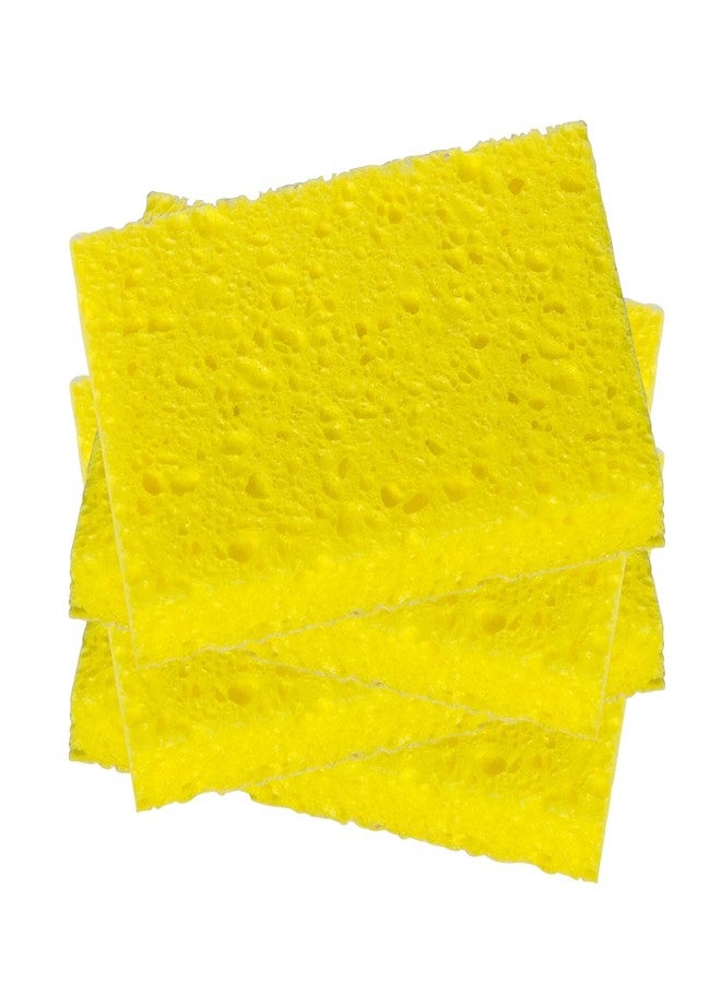 GCYQOOD Sponges Kitchen，Cellulose Sponges, Compressed Kitchen for Household Use，for Dishes, Kitchenware, Cleaning for The Shower，Reusable，Save Space (4, Yellow) - Image 1