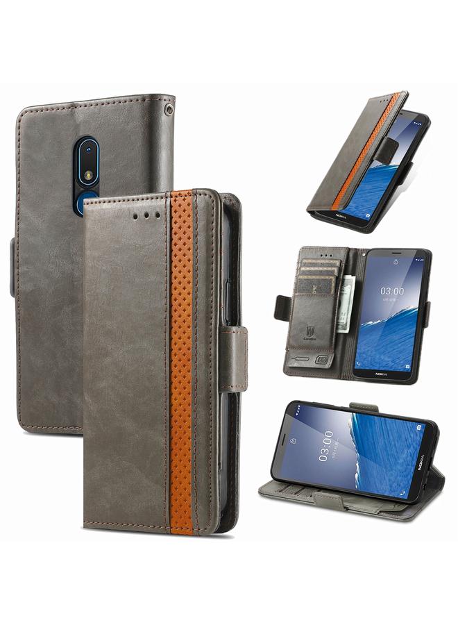 اس-توب جراب لهاتف Nokia C3 CaseNeo Splicing جراب جلدي مزدوج مغناطيسي - Image 1