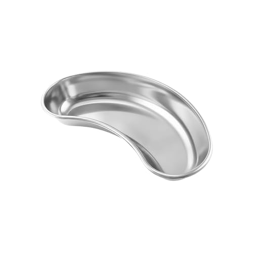 Bosky Stainless Steel Small Kidney Tray 6" inch Basin Emesis Bowl Surgical 12 oz Utility Reusable Dish - Image 1