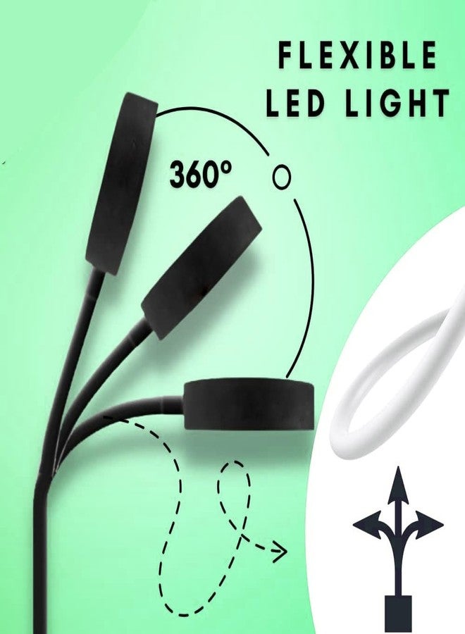 Smiling Pets Aquarium Light Fishbowl Mini Clip Light Professional High Brightness Energy Saving LED Aquarium Light for Aquarium Fishbowl Plants Terrarium Light with Switch to Color Change - Image 5