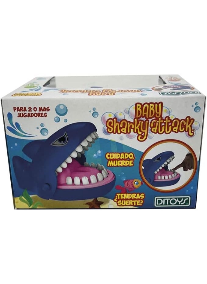 Whynot Sharky Attack Bite Game – Interactive Shark Teeth Toy with Surprise Bite | Family Fun Game for Kids and Adults  - Image 1