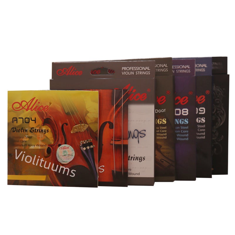 Alice Alice violin strings 4/4 3/4 1/2 steel core violin strings nylon string set strings(A708 [4/4] contains 5 strings and one more E string) - Image 3