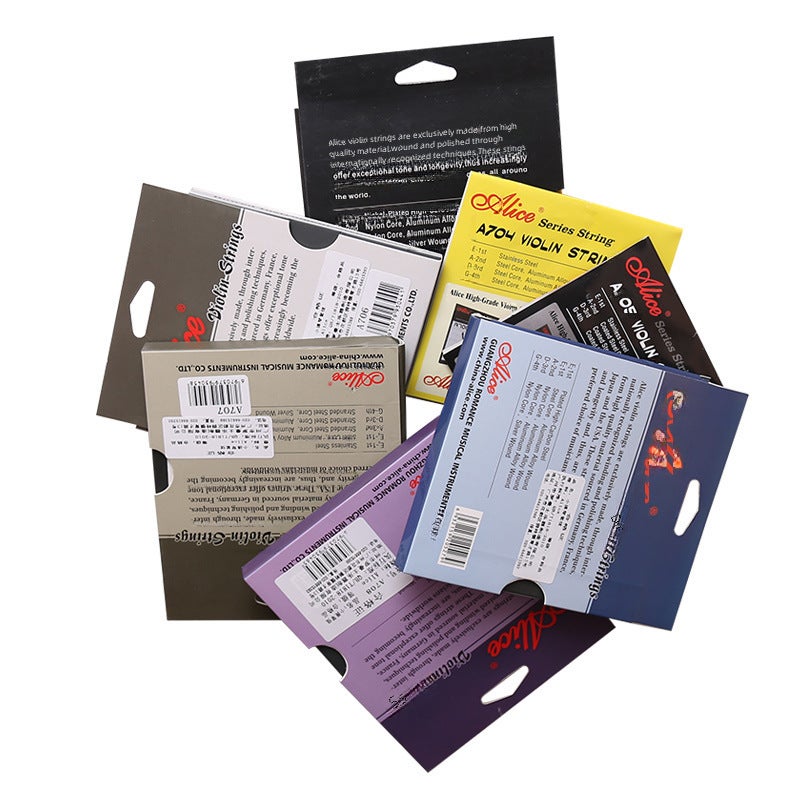Alice Alice violin strings 4/4 3/4 1/2 steel core violin strings nylon string set strings(A708 [4/4] contains 5 strings and one more E string) - Image 5
