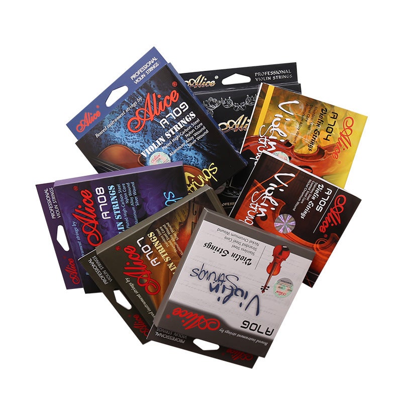 Alice Alice violin strings 4/4 3/4 1/2 steel core violin strings nylon string set strings(A708 [4/4] contains 5 strings and one more E string) - Image 4