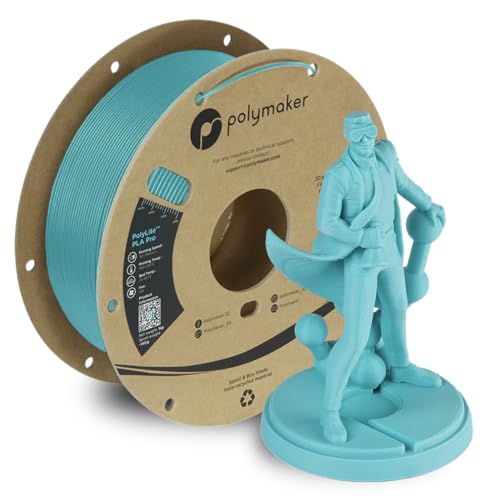 polymaker خيوط بوليمكر PLA PRO 1.75 مم 1 كجم، قوية وعالية الصلابة، خيوط بوليمكر تيل للطباعة ثلاثية الأبعاد، خيوط بوليلايت PLA PRO لطابعة ثلاثية الأبعاد 1.75 مم، الطباعة مع معظم الطابعات ثلاثية الأبعاد - Image 1