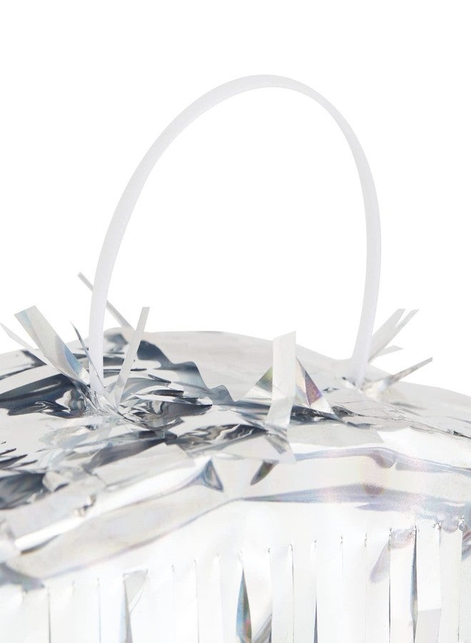 BLUE PANDA Number 0 Pinata - 15.7 x 9 x 3 In, Silver - Birthday Pinata for Party Decoration & Kids - Image 5
