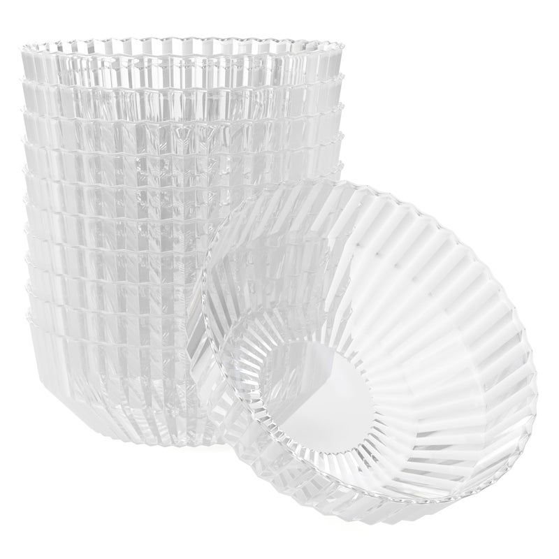 Exquisite Clear Plastic Bowls Disposable - 16 Oz - 20 Count - Disposable Soup Bowls - Great for Weddings Parties And Formal Occasions - Image 1