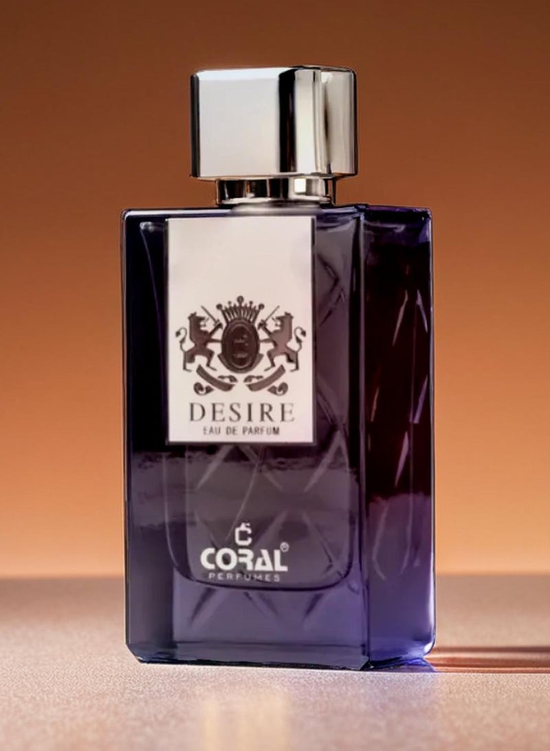 Coral DESIRE Eau De Parfum for Men - 85ml - Image 1